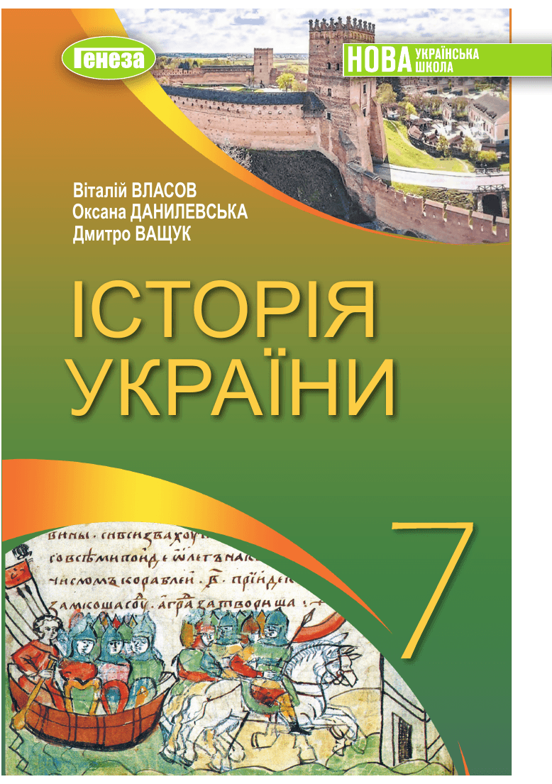 Історія україни, 7 клас — підручник Власов В. С., 2024